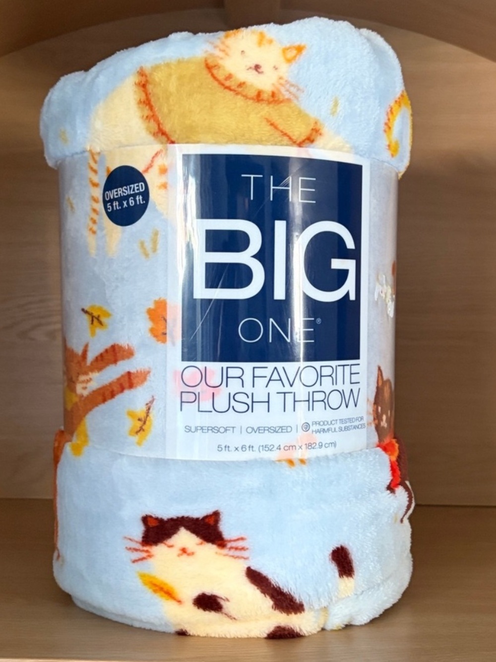 NWT•🐈Cats Supersoft Oversized Plush Throw Blanket | 5’x6’ (60”x72”)
